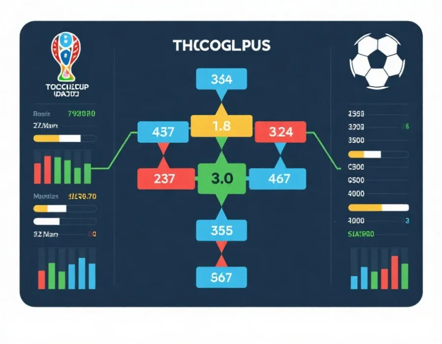 世界盃賽程與分析示意圖